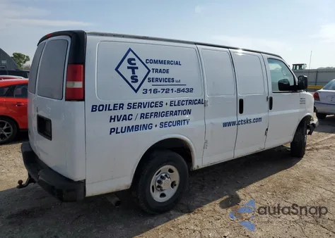 2013 Chevrolet Express G2500 z USA, uszkodzony, nr VIN 1GCWGFFA7D1106129